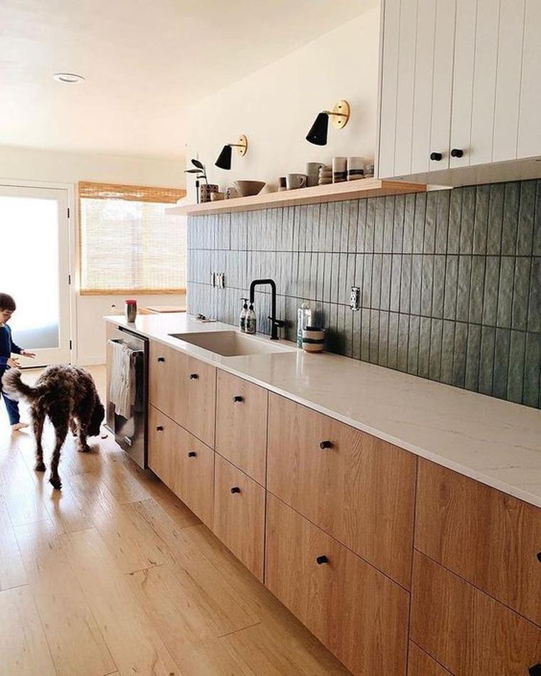 Cabinet fronts, refaced