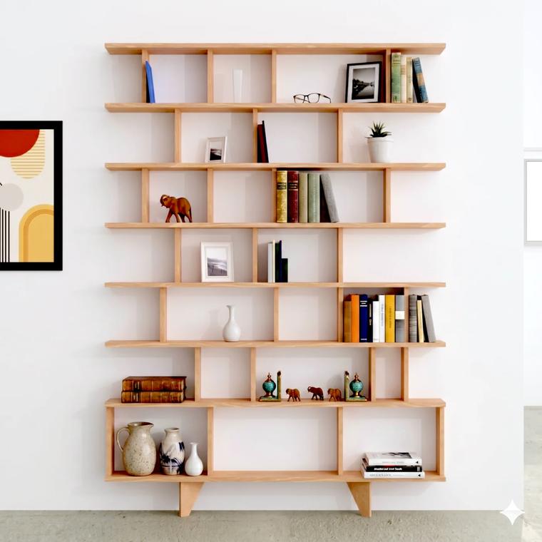 Fitted nook shelving