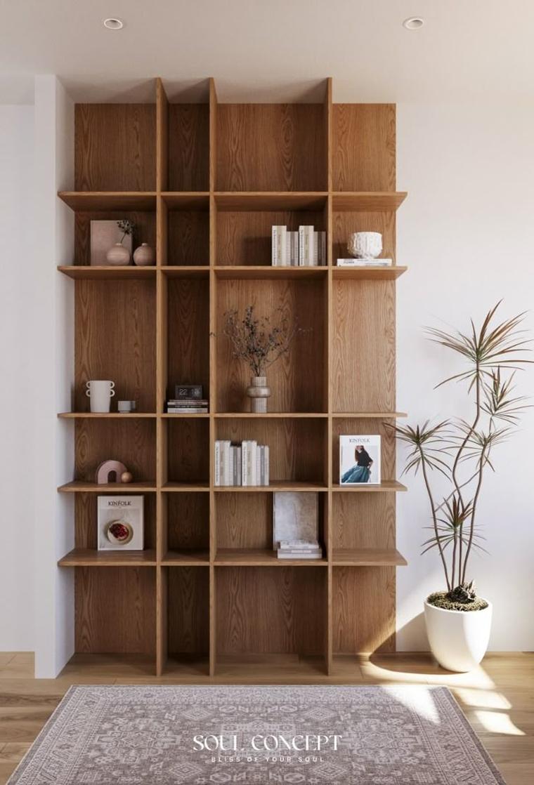 Library wall